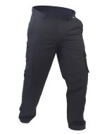 Caution Polycotton Ripstop Cargo Trousers - Black