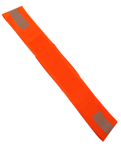 Blank Sash with Velcro - Hi Vis Orange