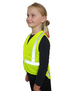Caution Children's Hi-Vis Safety Vest - Yellow