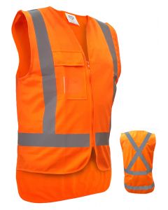 Caution TTMC-W17 X-Back Safety Vest